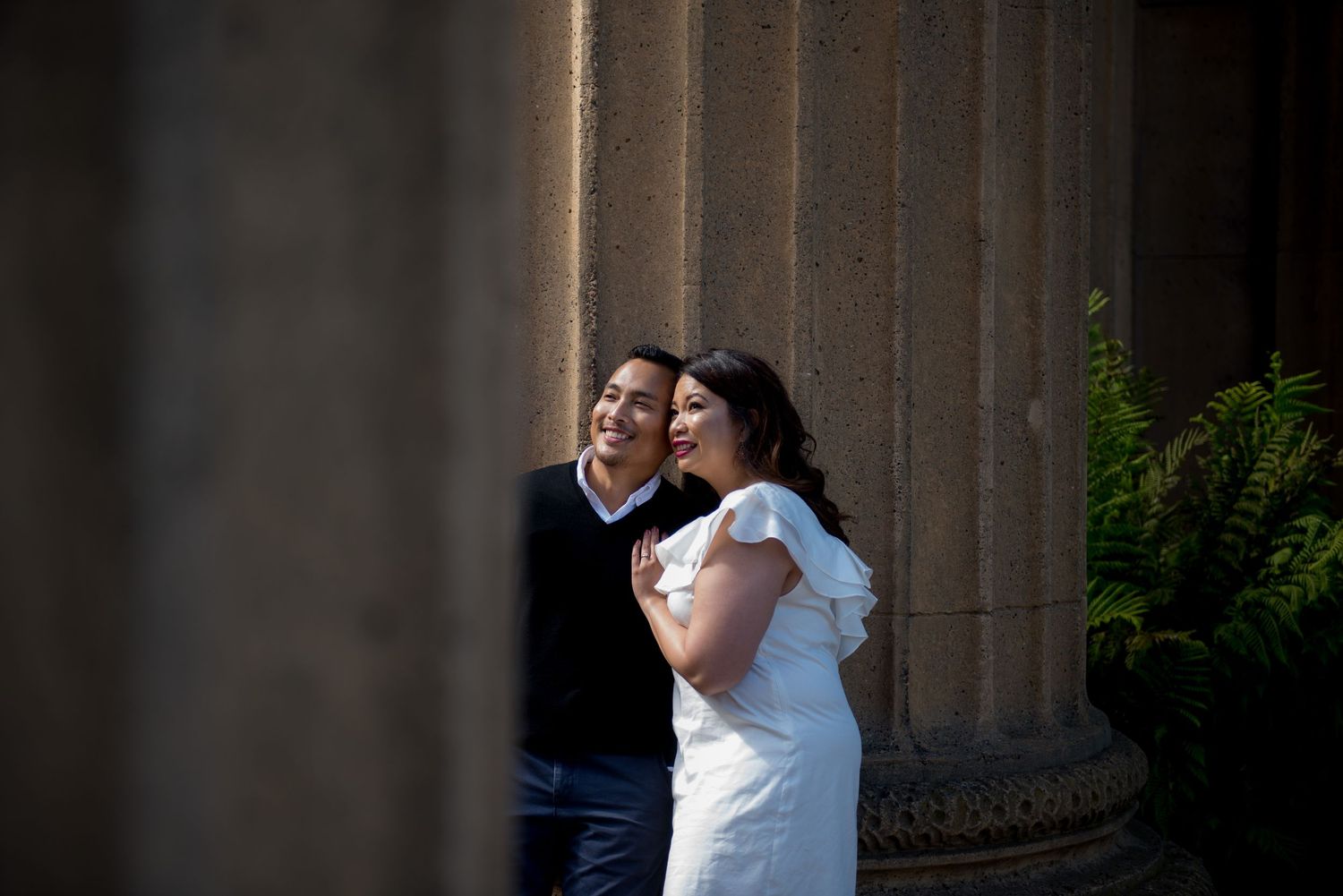 San Francisco Engagement Session, Palace of Fine arts, wedding and portrait photographer Connie Leal