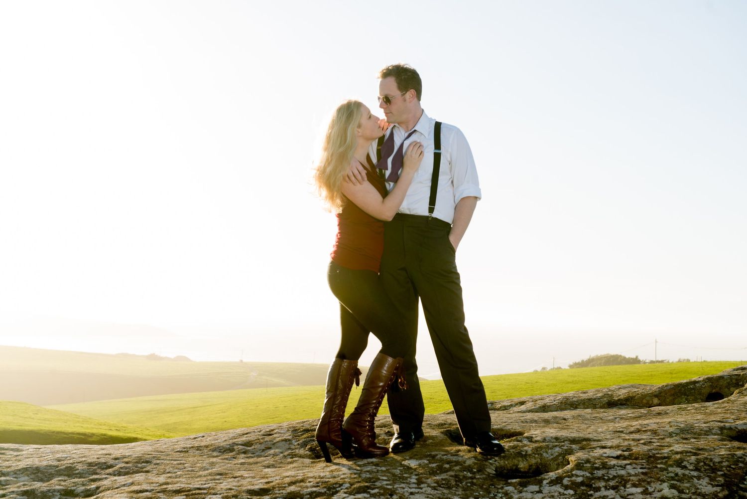 Elephan Rocks engagement session, Petaluma CA, engagement photographer Connie Leal