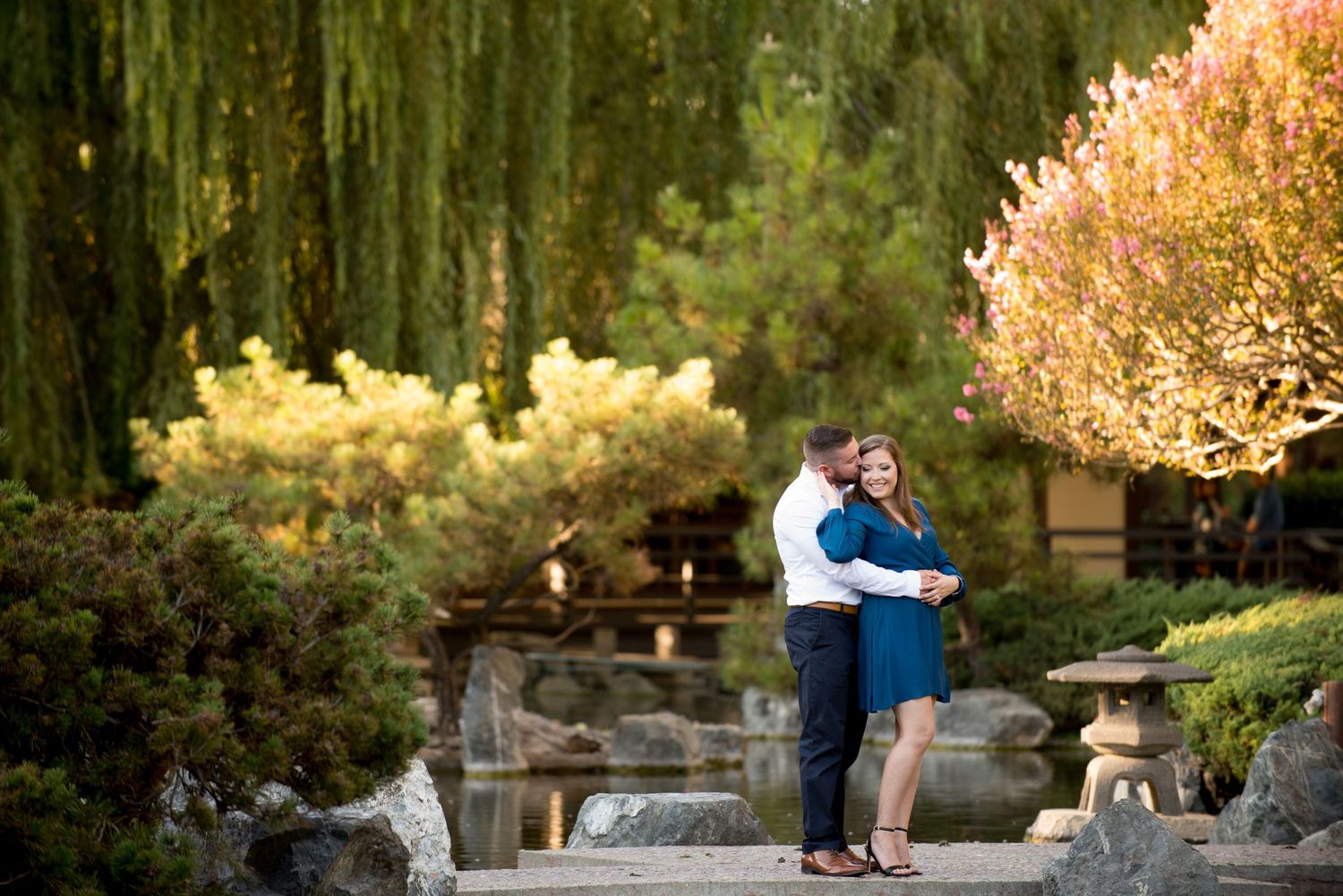 Japanese Tea Gardens engagement session San Jose CA