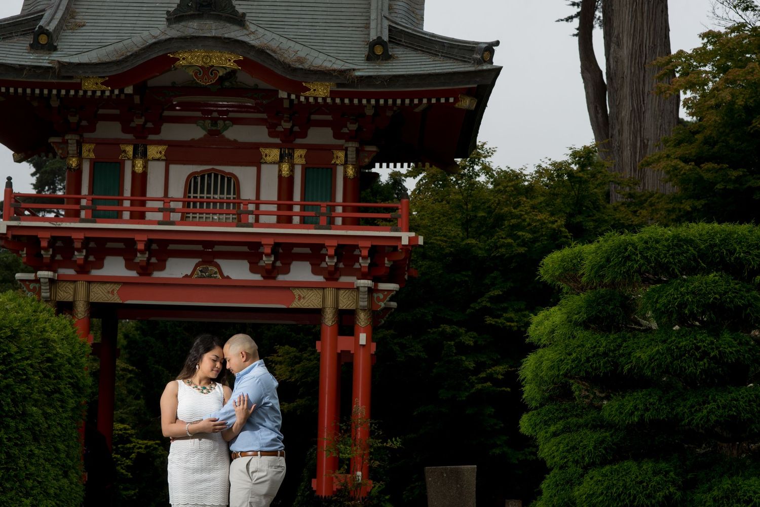 Engagement Session Japanese Tea Garden, Golden Gate Park, San Francisco CA