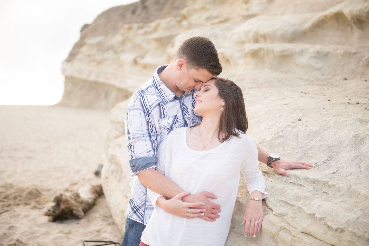 San Gregorio Beach engagement Session, Half Moon Bay CA