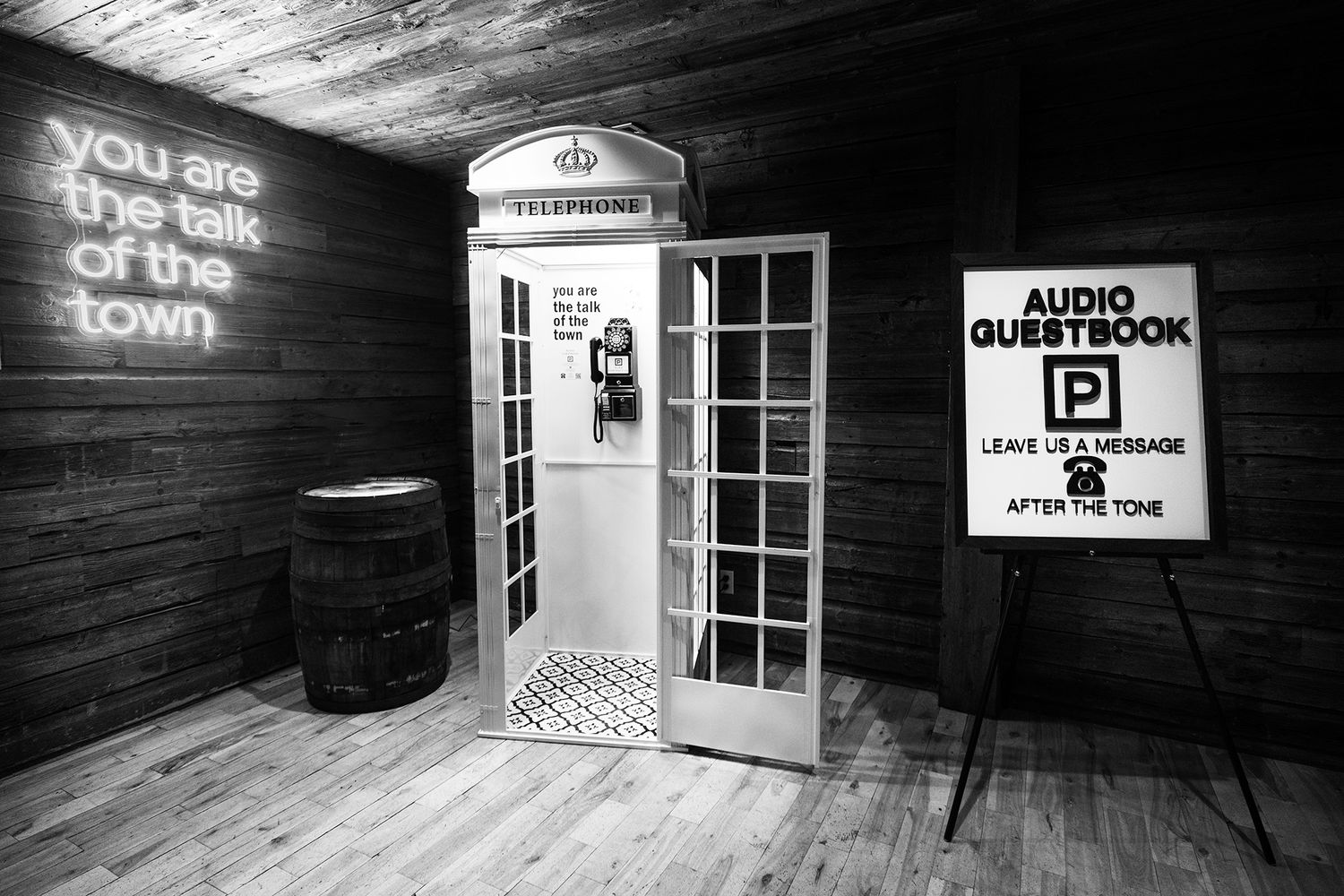Audio Guestbook Phone booth Calgary, Banff and Canmore