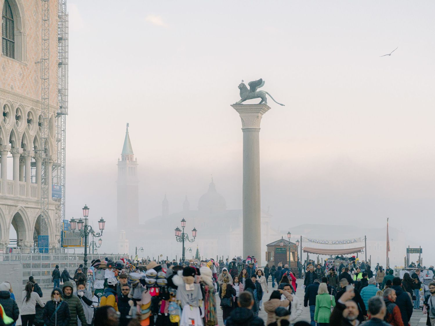 San Marco square in Venice Italy golden hour