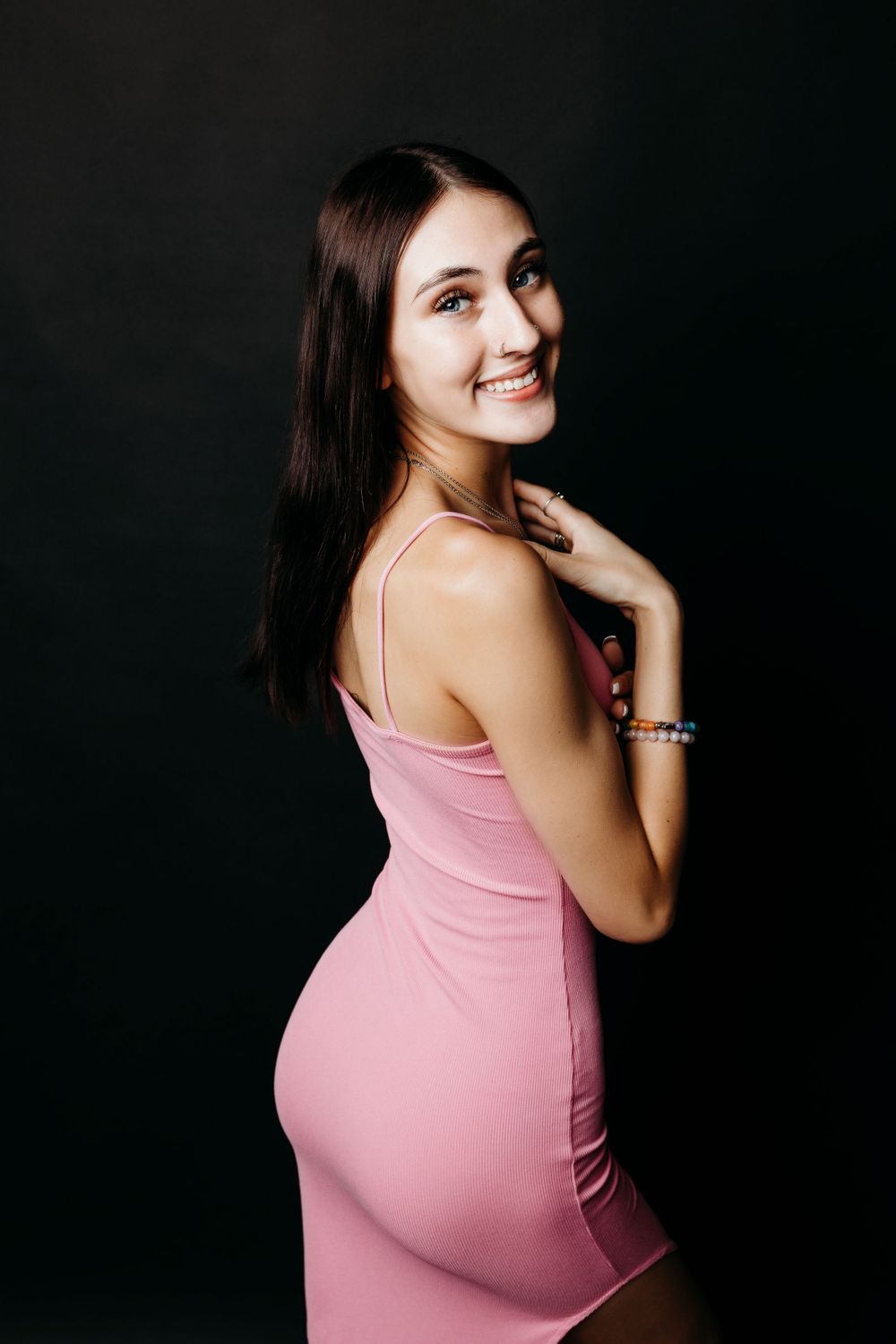 portrait headshot young lady sage and ivy studio Oxford Iowa midwest corridor Iowa