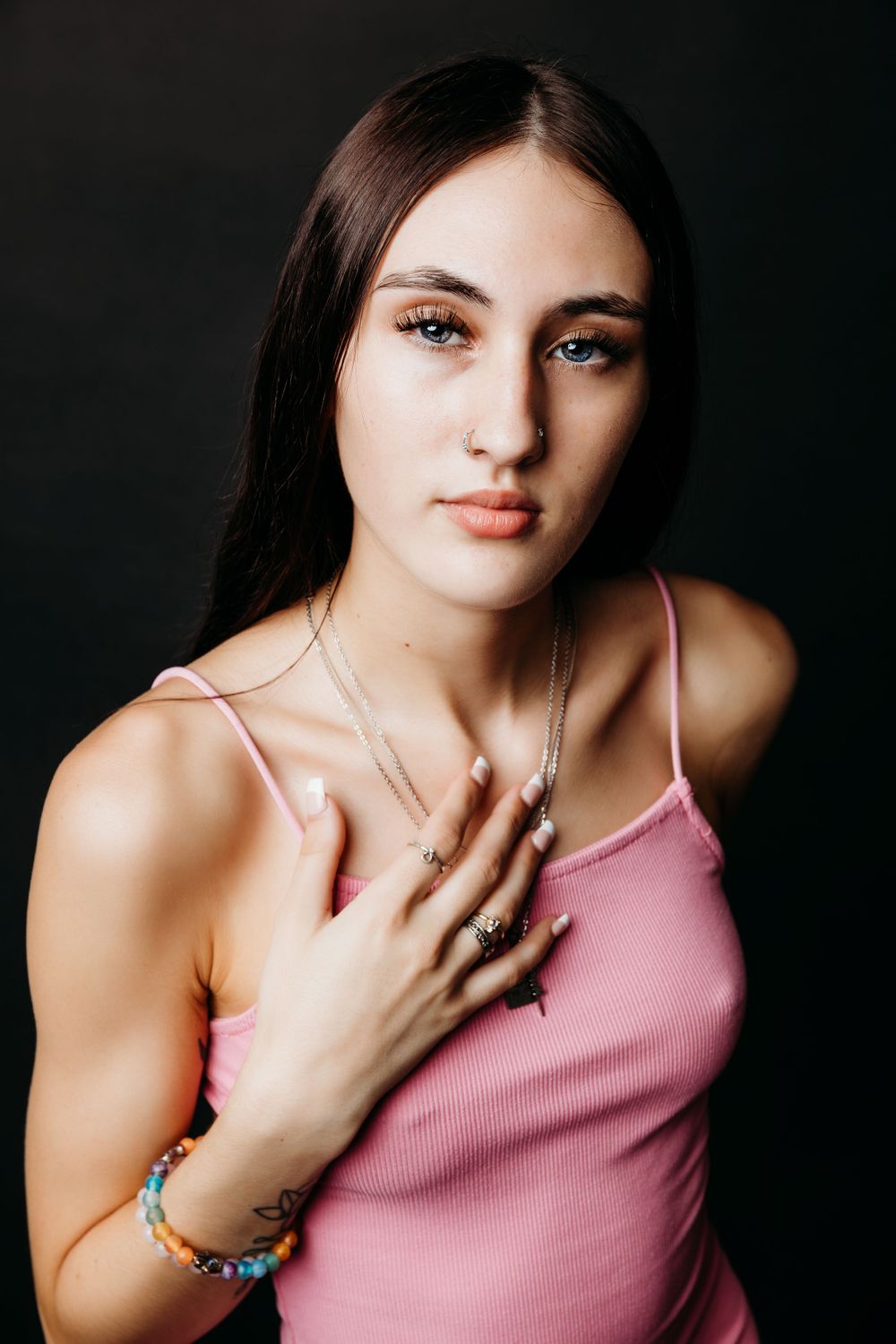 portrait headshot young lady sage and ivy studio Oxford Iowa midwest corridor Iowa
