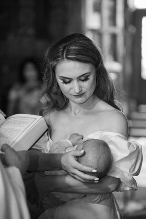 Black and white intimate portrait series showing tender moments.