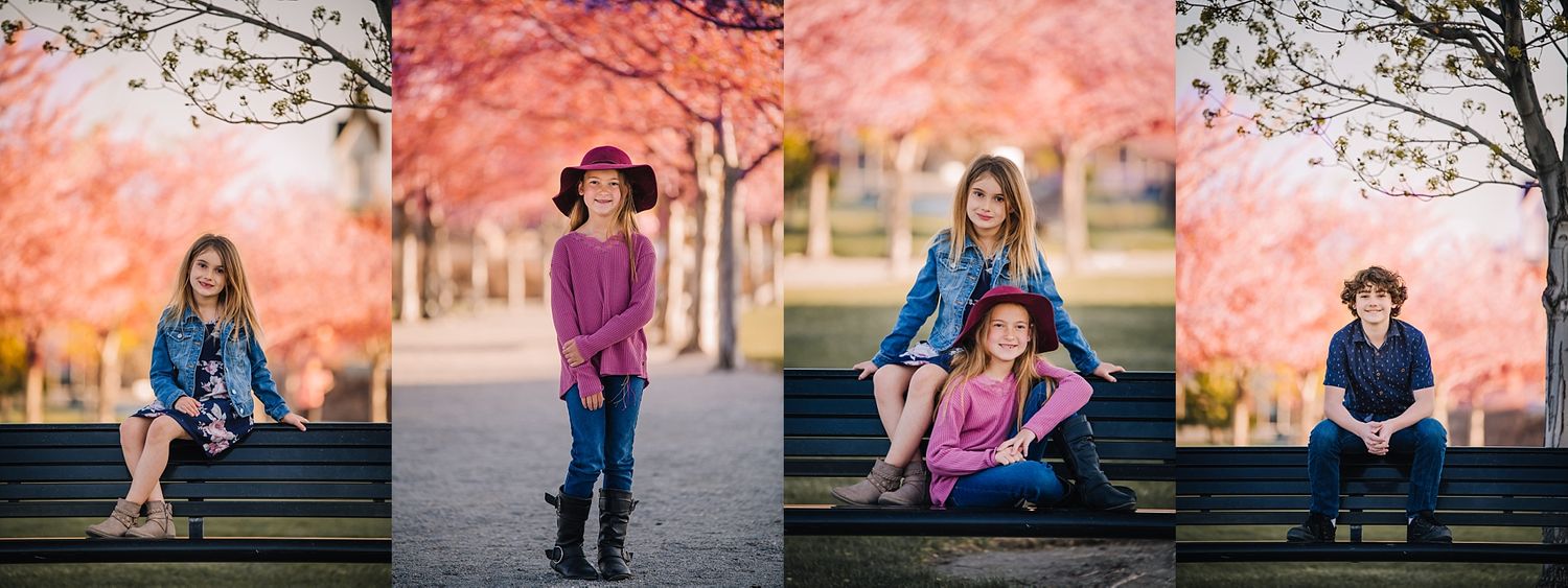Utah State Capitol Blossoms Family Session