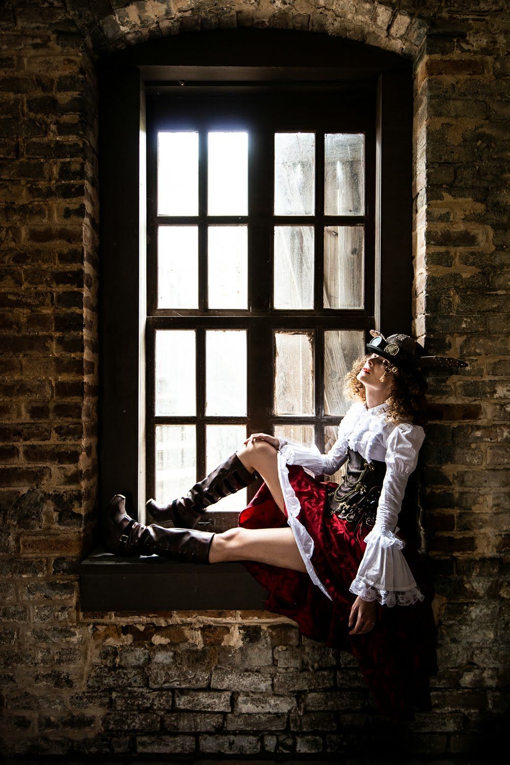 Steampunk cosplay portrait - dauphin island - Tamron 2nd Place Portrait winner