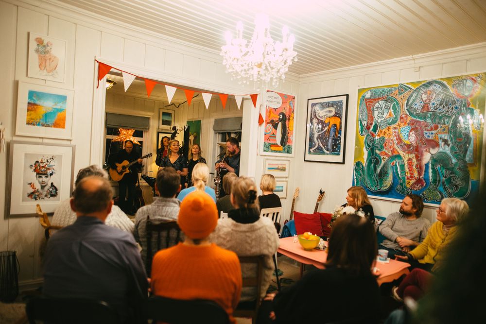 Intimkonsert, fotografert av Sollien Media.