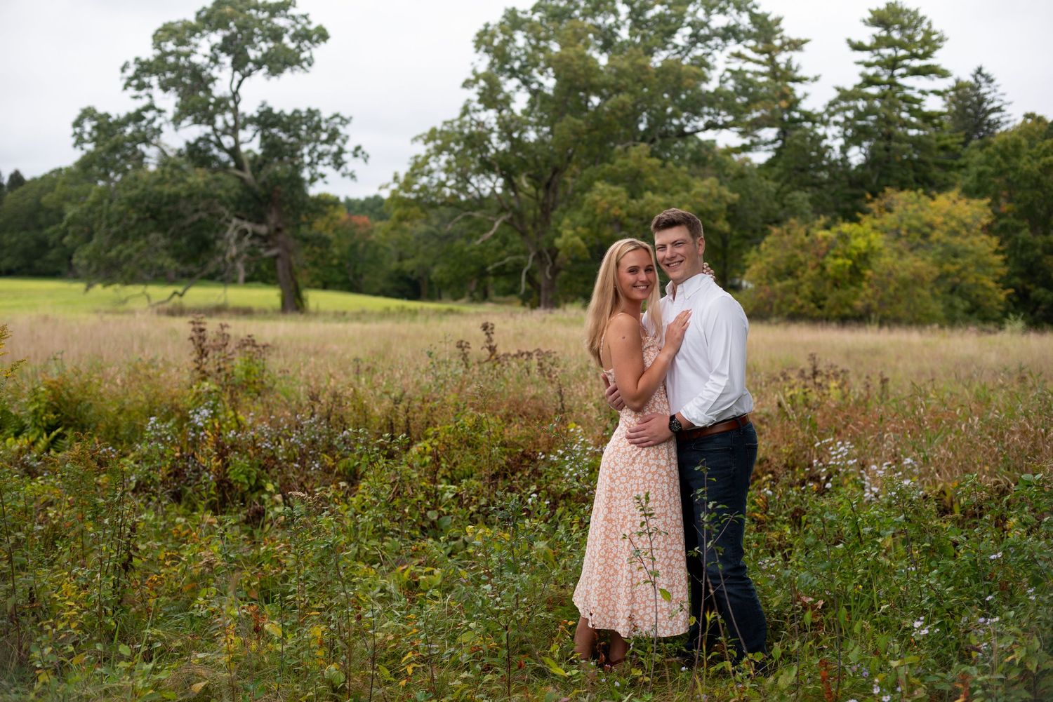 Fall Engagement portraits at Appleton Farms in Ipswich, MA Boston North Shore Leah Ramuglia photography