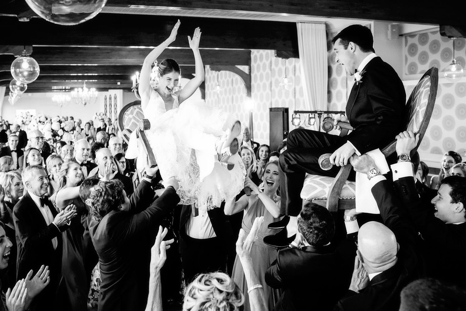 hora at a wychmere beach club wedding
