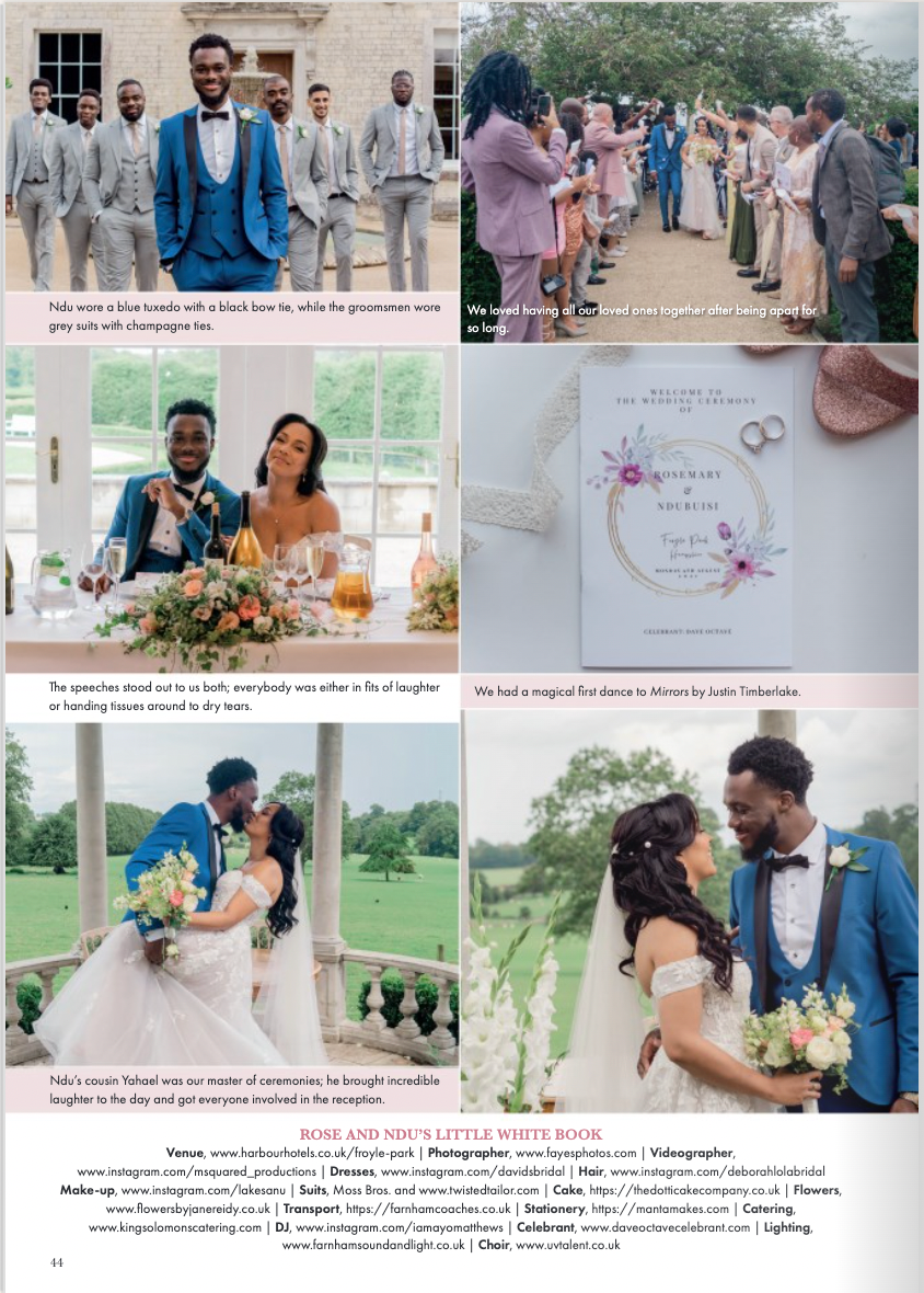 Froyle Park Summer Wedding Extravagant