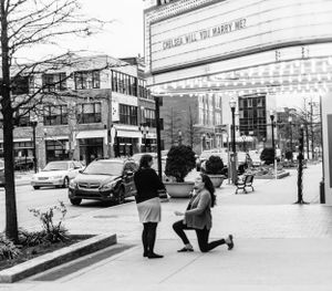 woman proposes to her girlfiend