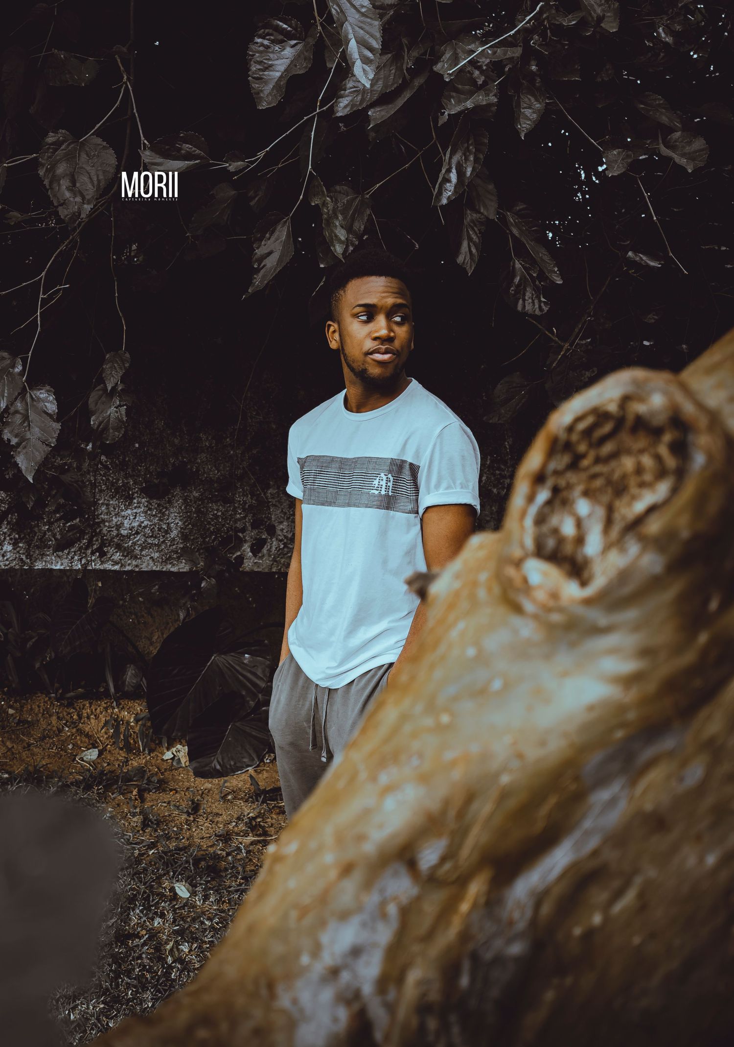 man posing for portrait session