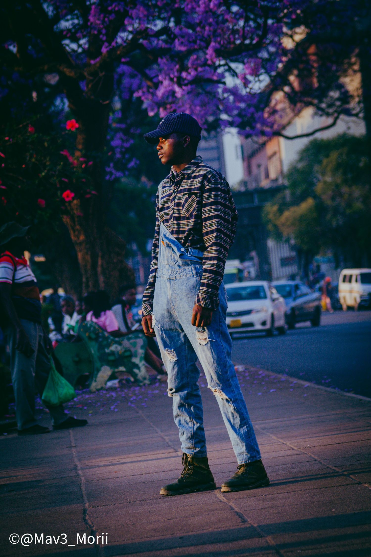 man posing for portrait session