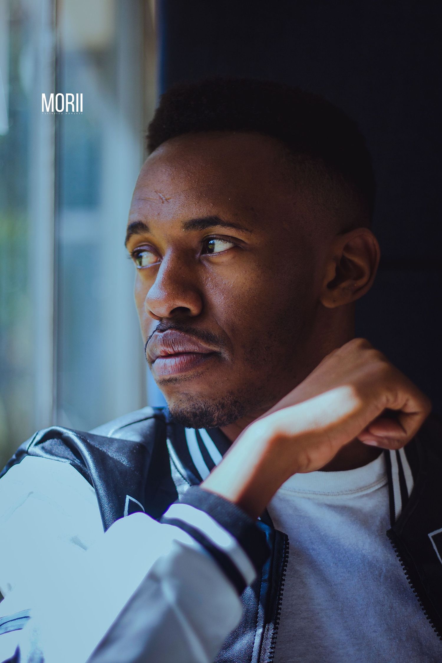 man posing for portrait session