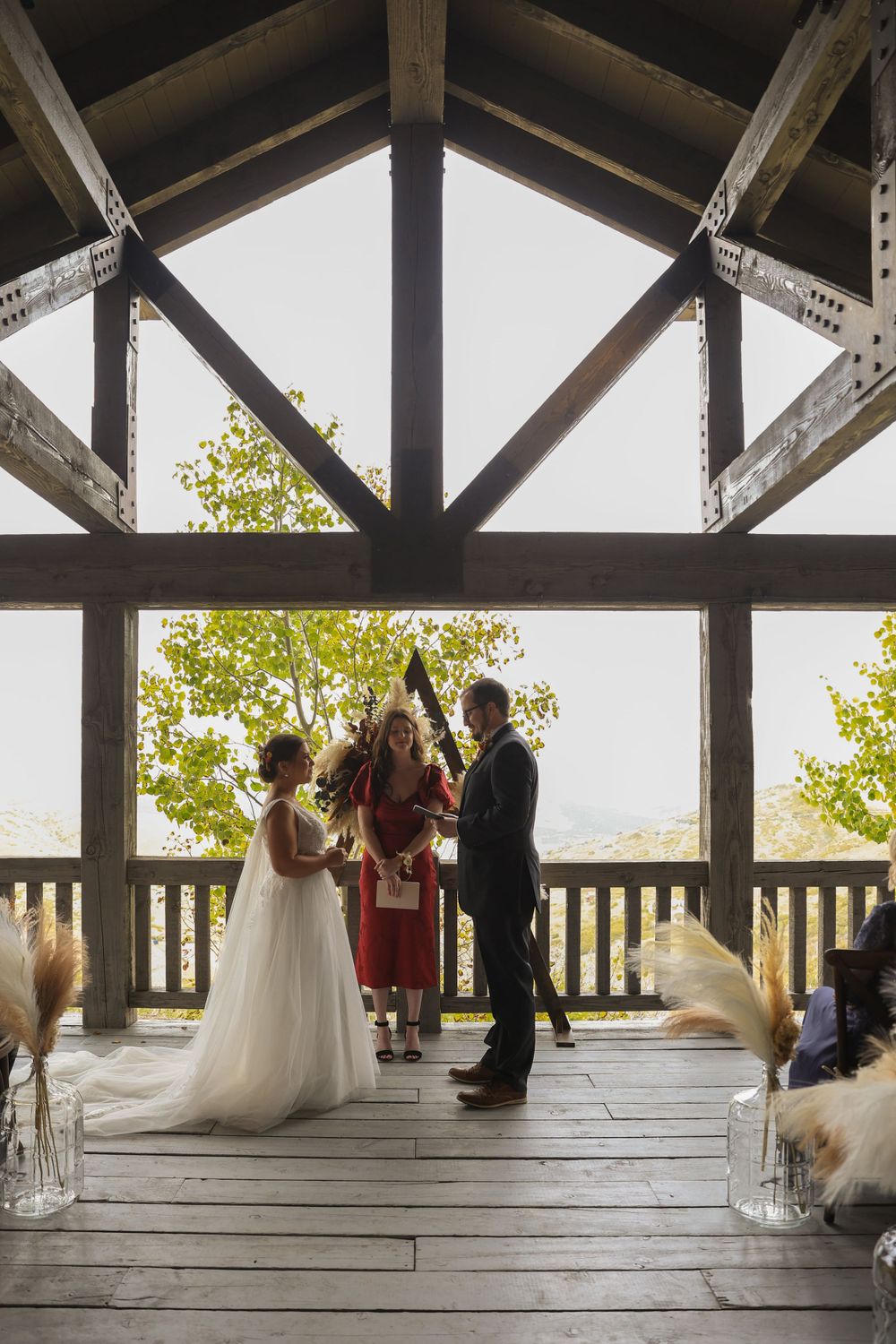 colorado elopement in a mountain venue