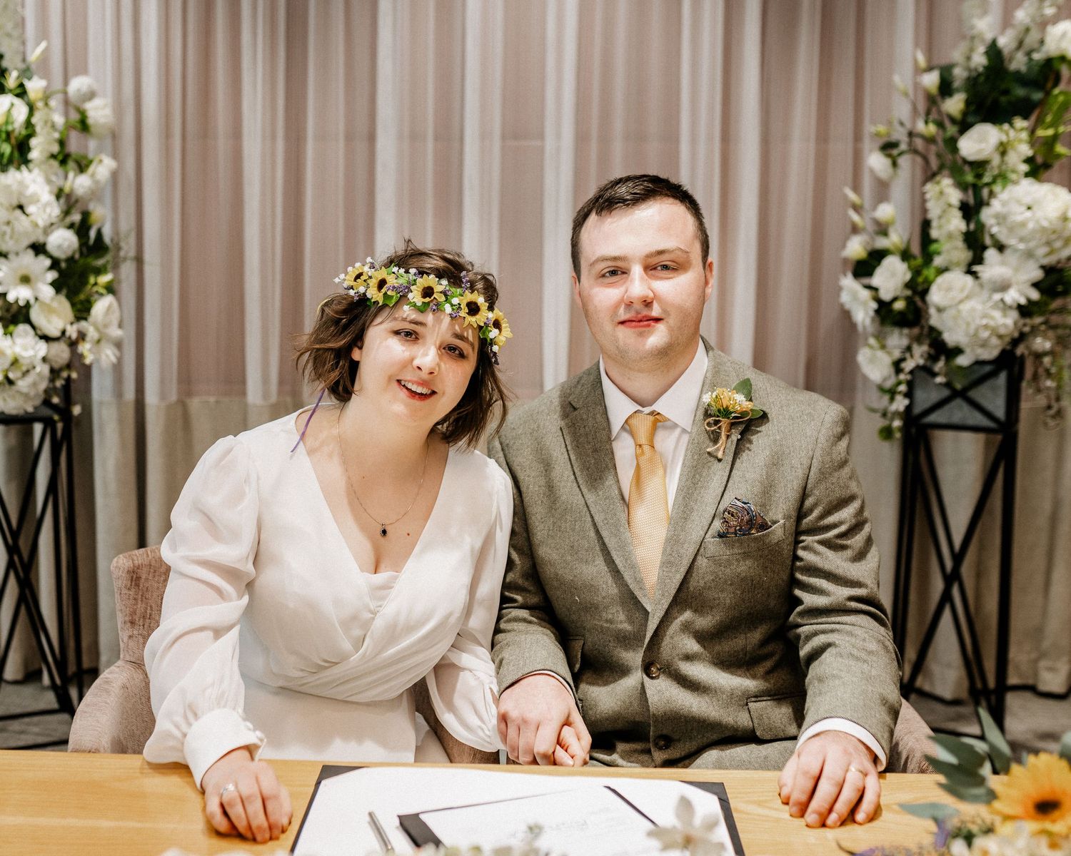 wedding bride groom registry office Newcastle durham photography in Newcastle upon Tyne by Ella DM Photographer