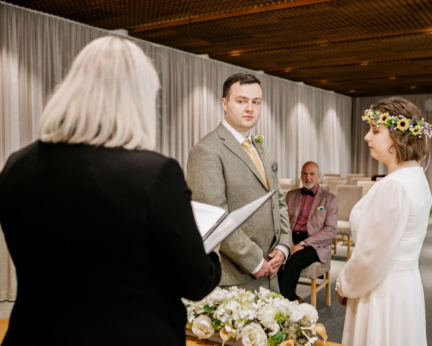 wedding bride groom registry office Newcastle durham photography in Newcastle upon Tyne by Ella DM Photographer
