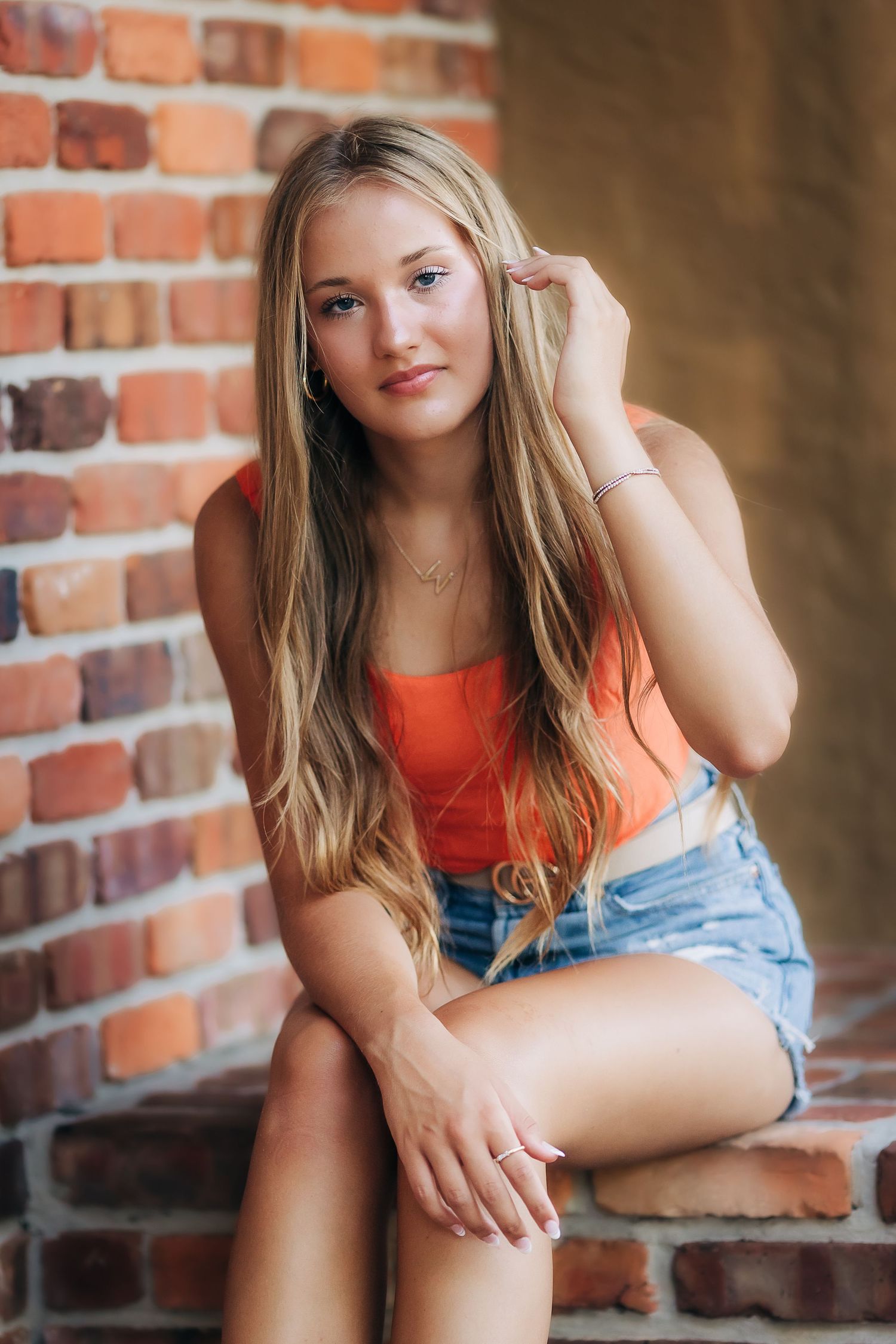 senior portrait session in Navarre Beach