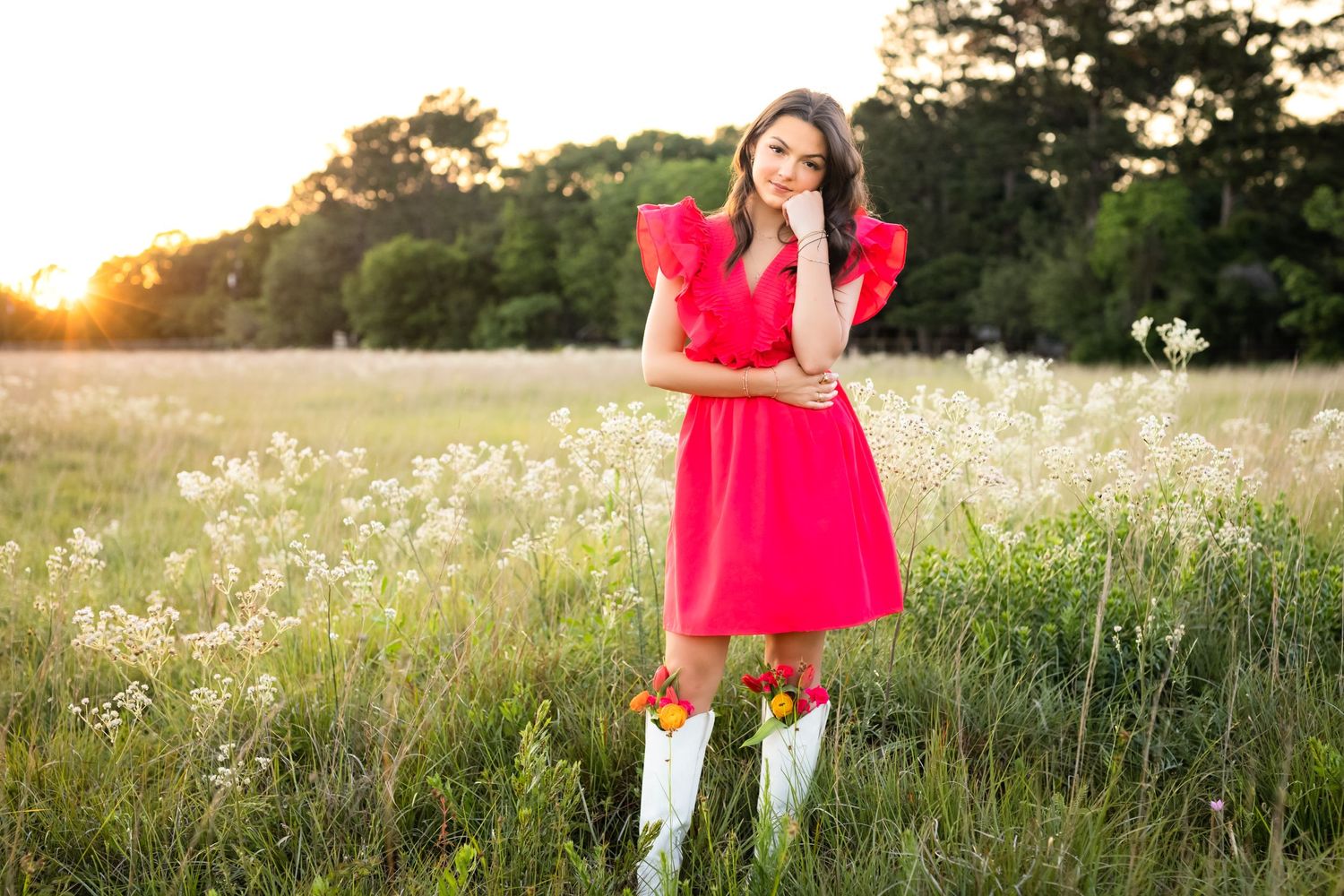 Senior photo session in cypress texas