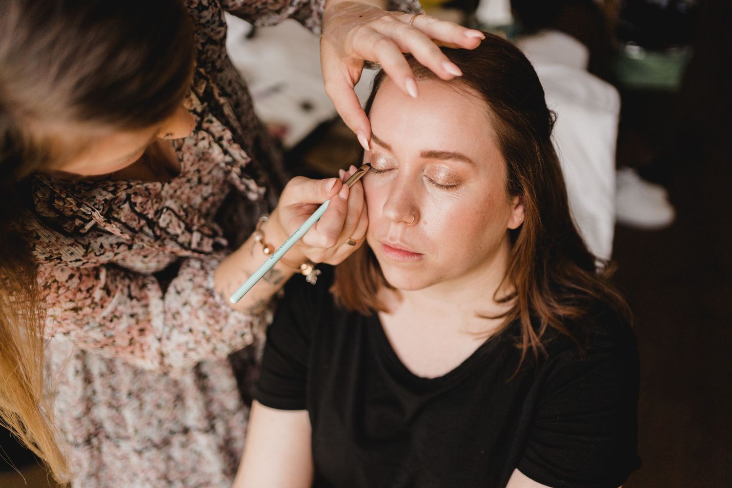 Lenderstuben, Hotel, Balzhausen, Getting Ready, Hochzeitsfotografin, Ramona Maier, Make-up
