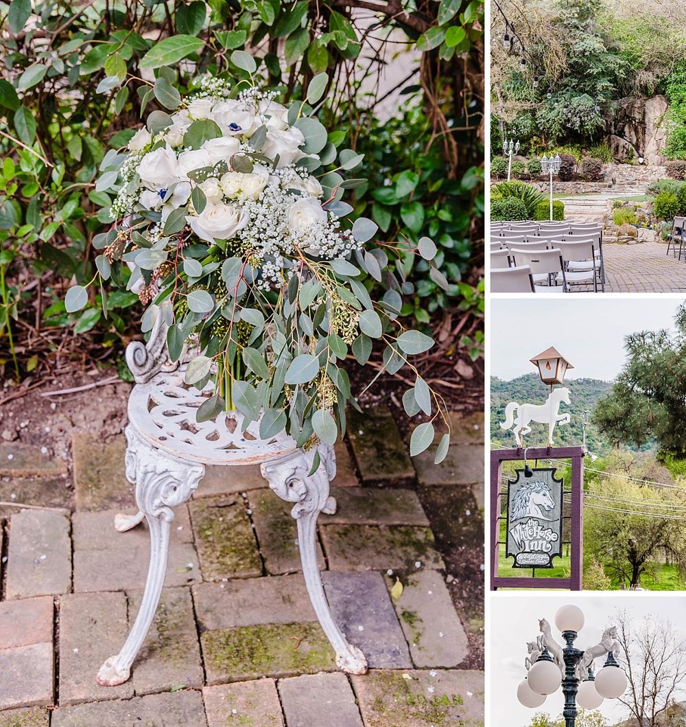 sequoia national park three rivers white horse inn wedding bouquet