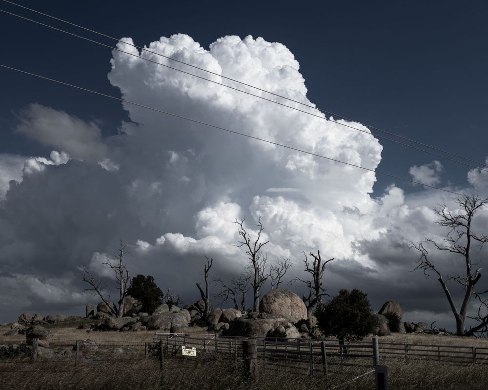 postcards, clouds, landscape