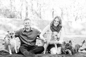 fun family and their dogs during family photoshoot Panama City Florida