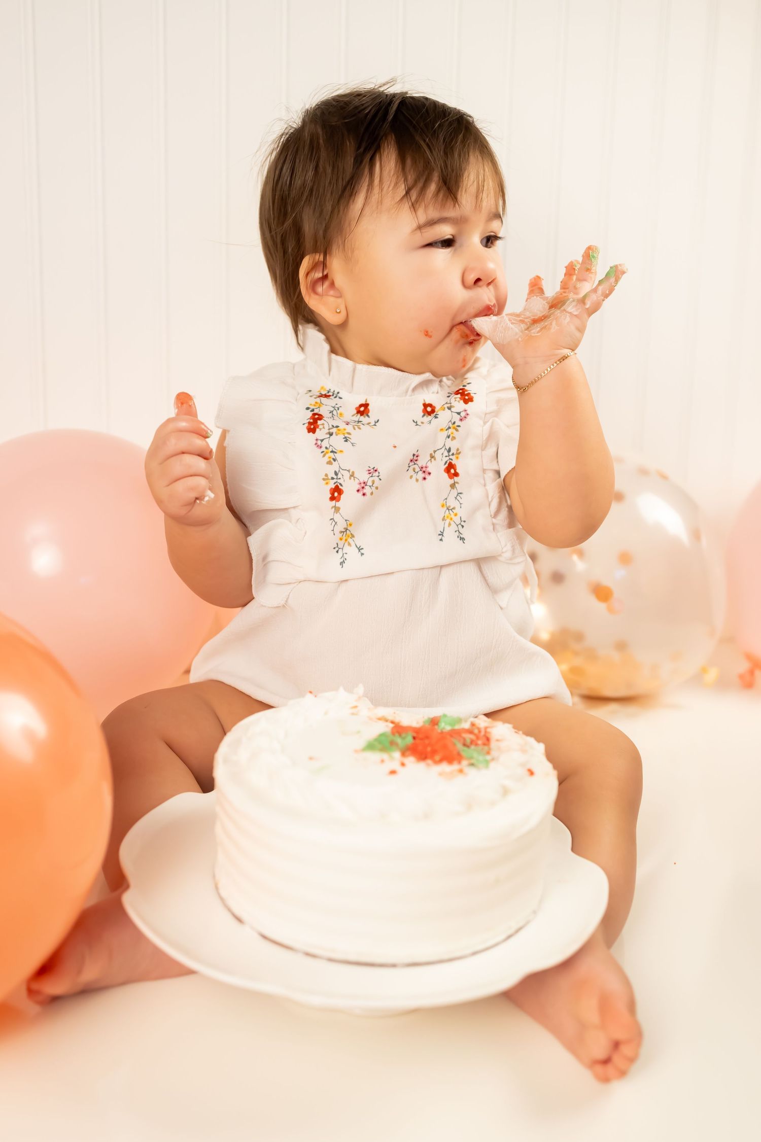 Cake smash photography for first birthday, milestone photographer in richmond virginia