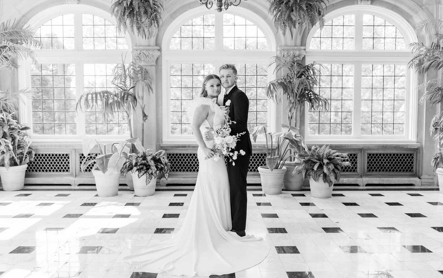 Indianapolis Indiana Wedding Photographer prices listed with this wedding photo of a stunning couple at Laurel Hall
