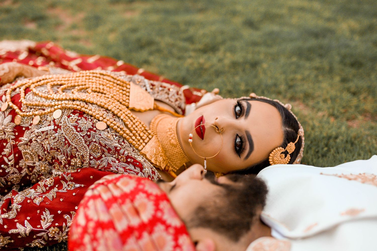 Pakistani wedding with bride and groom in Vancouver