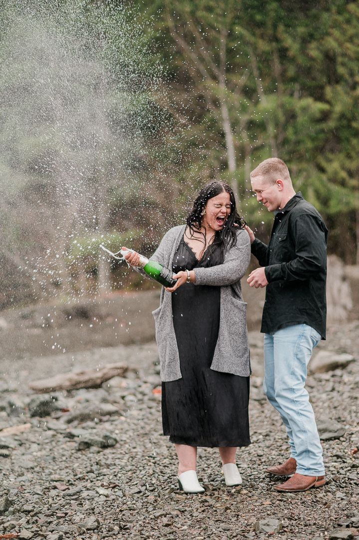 lake cushman engagement