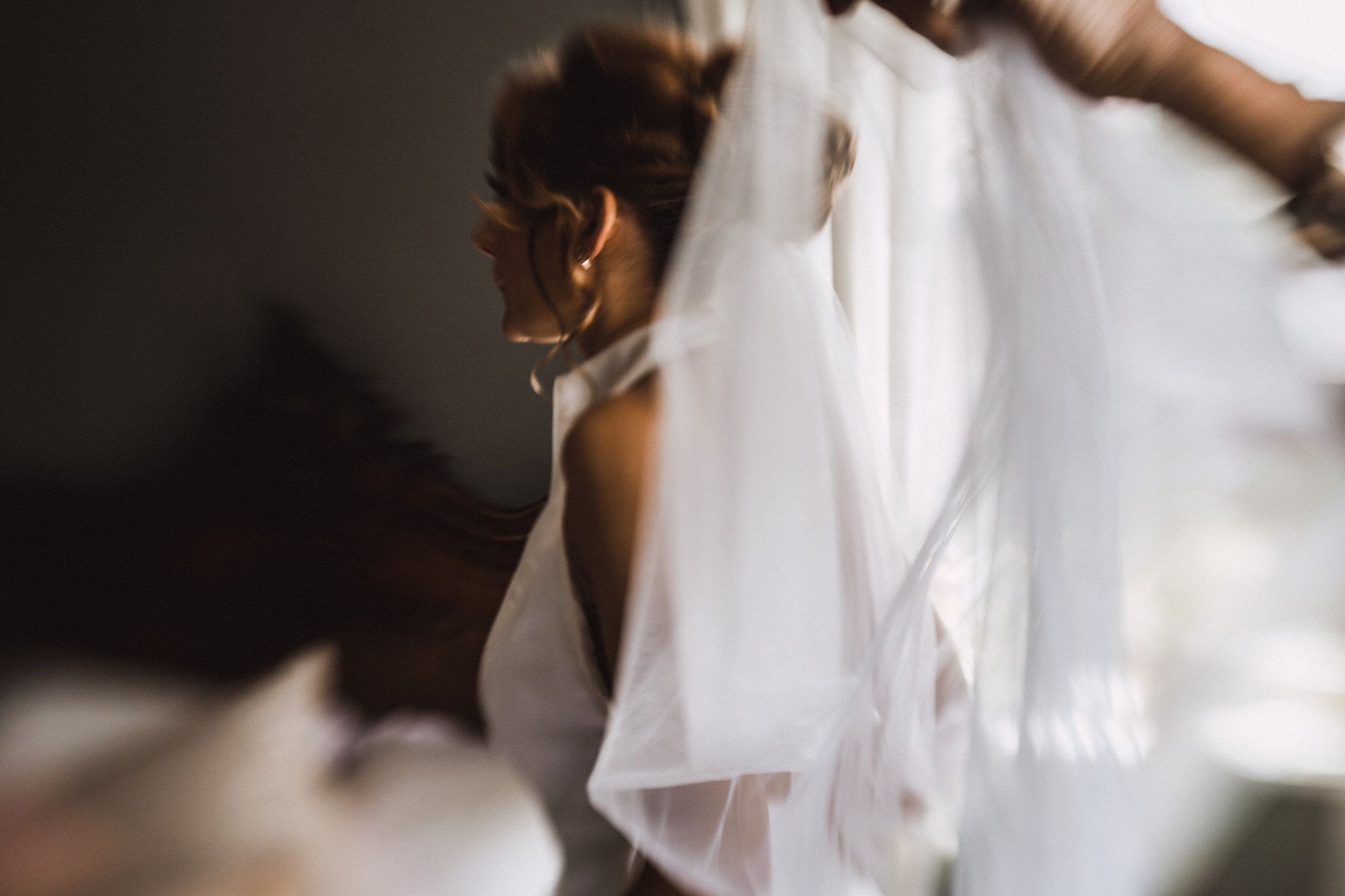 Wedding Veil shot by Rose and Rainbow Photography