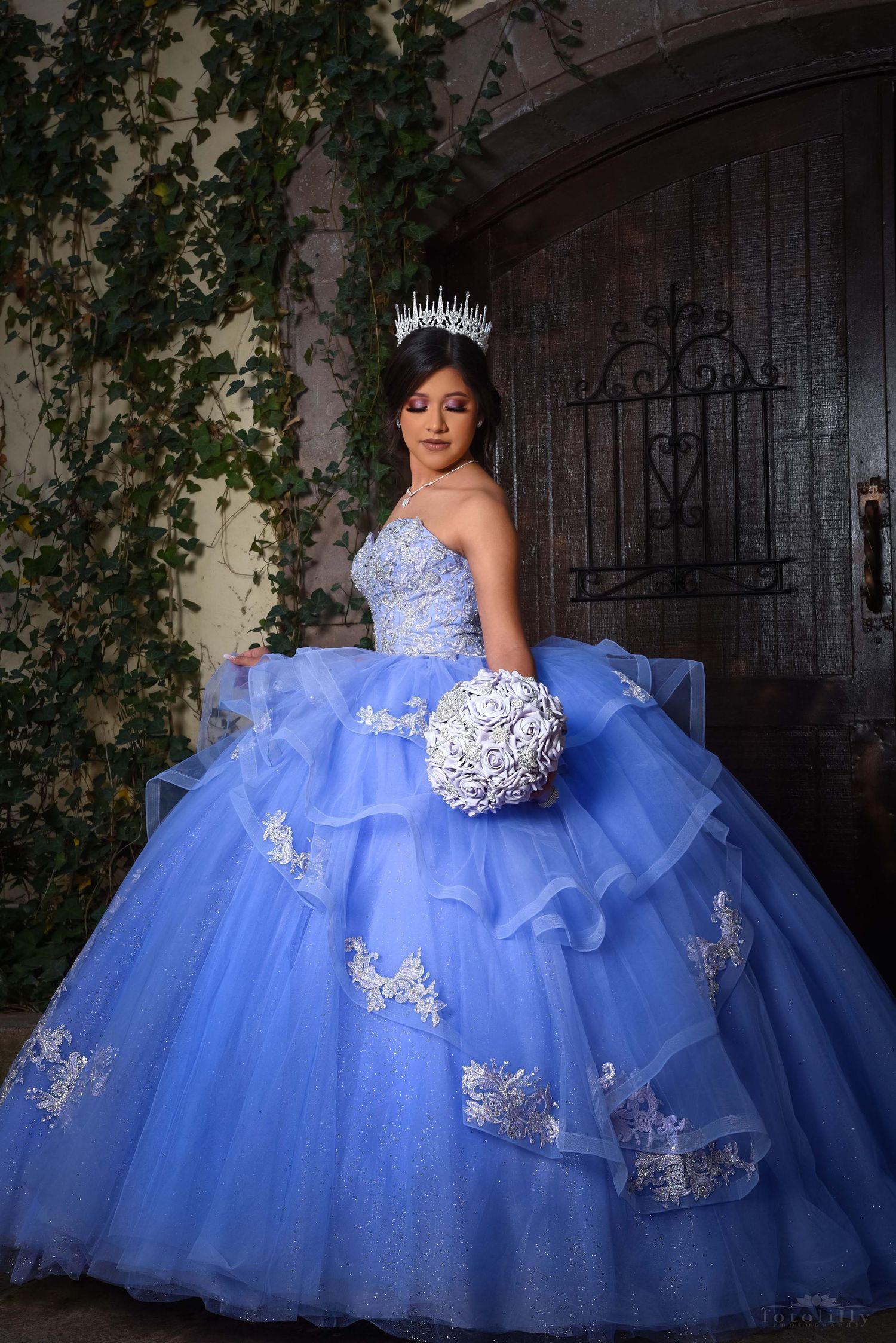 Quince Photography Package Kaley Gallery ibaby blue Quince dress dallas fort worth quinceanera photographers fotolilly