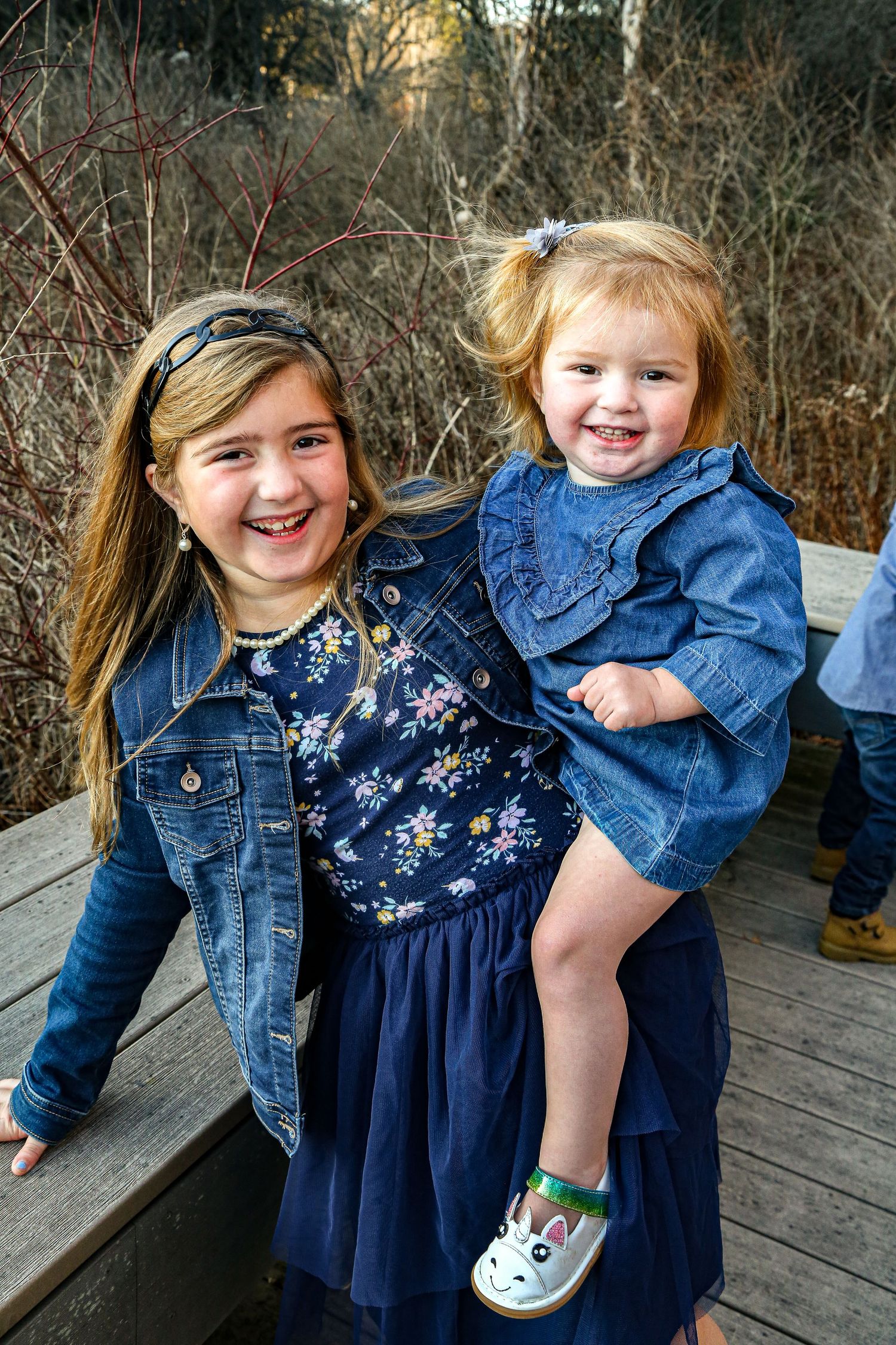 sister photo at Lime Hollow in Cortland, NY