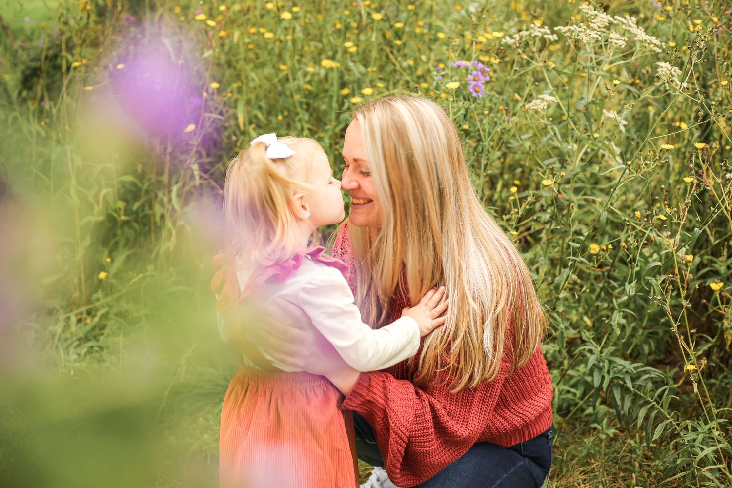 mom and daughter summer at Green Lakes State Park