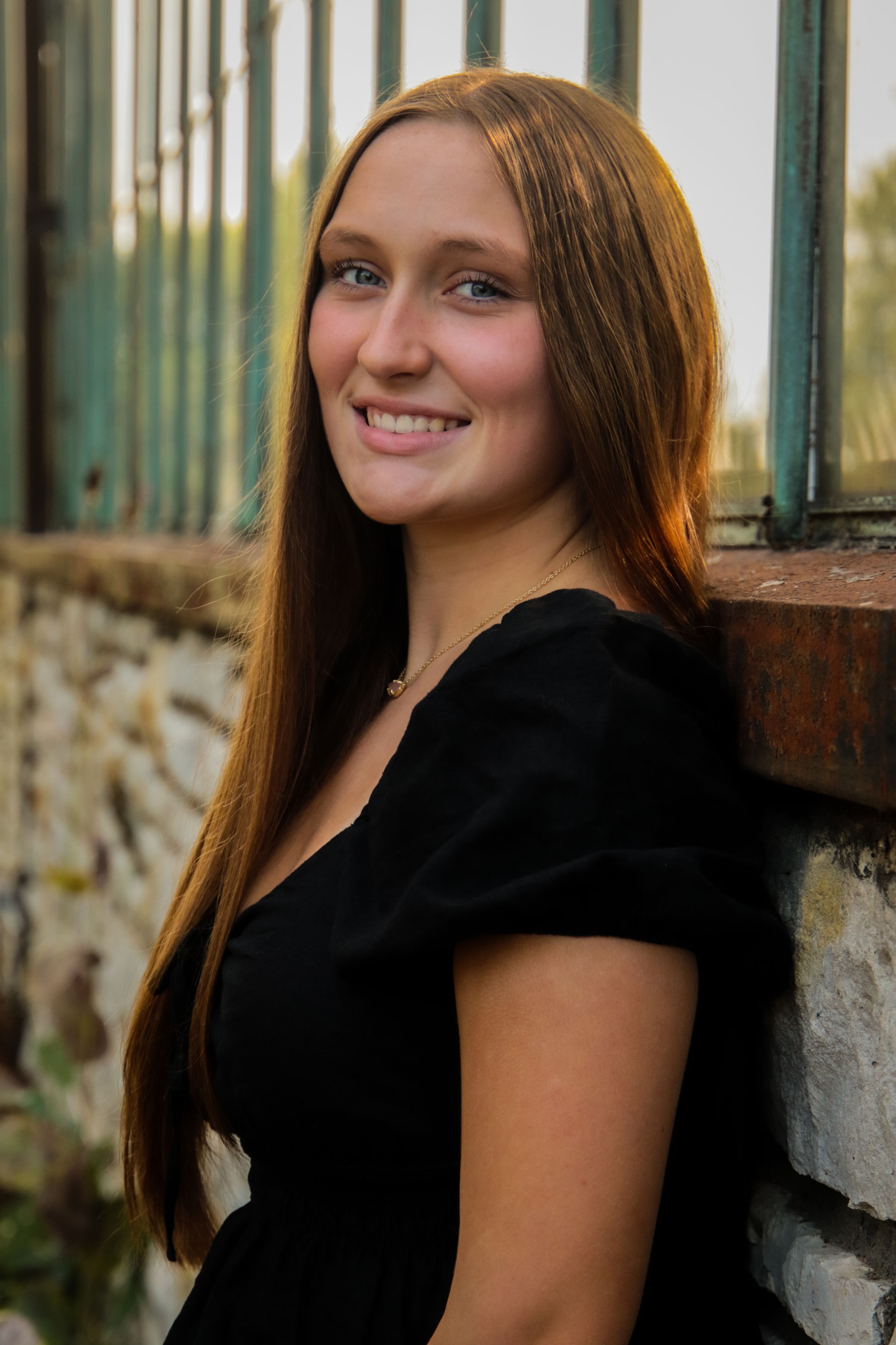 Senior girl at the Jewel Box