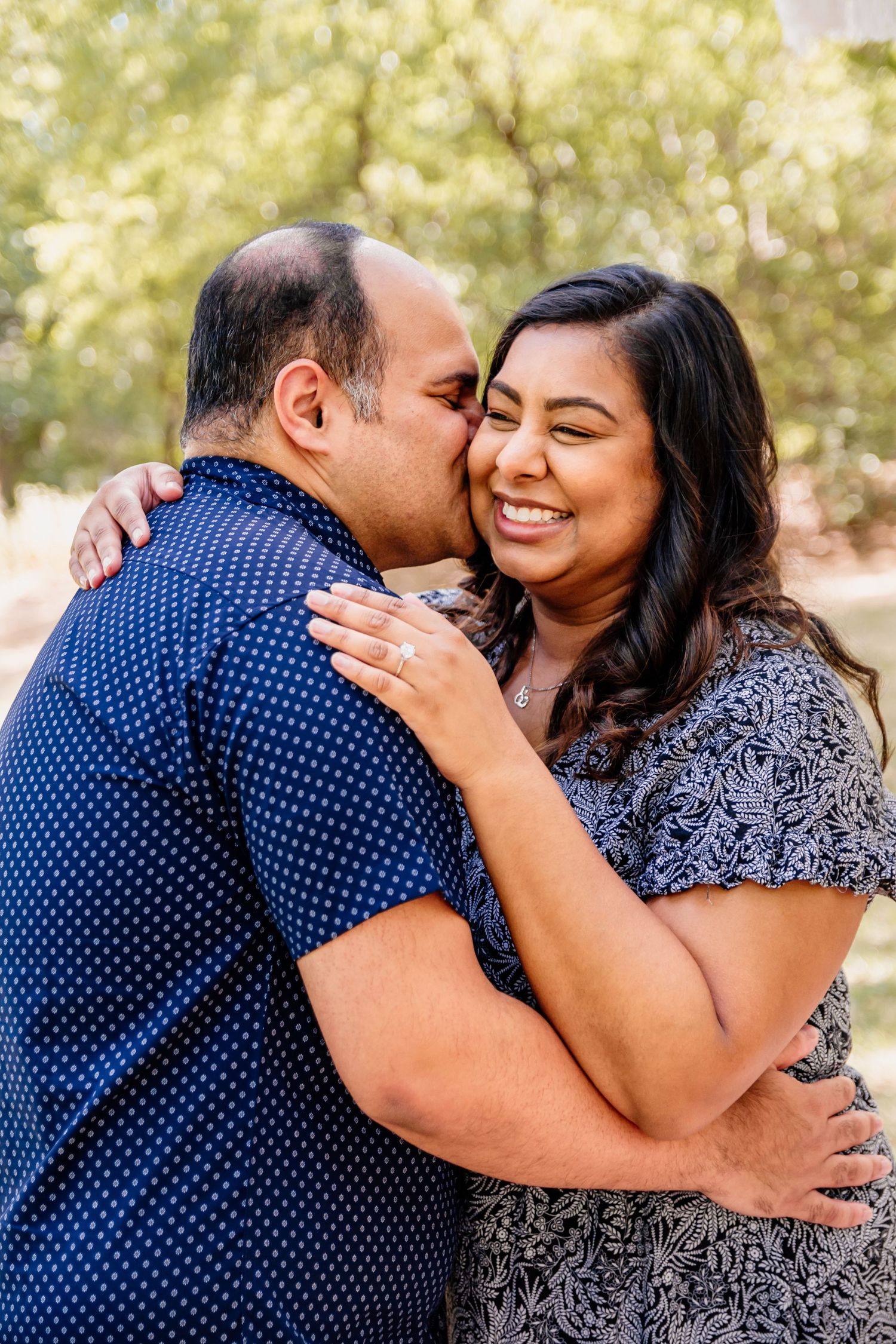 Couples engagement photos taken during DFW area surprise proposal by Dallas photographer