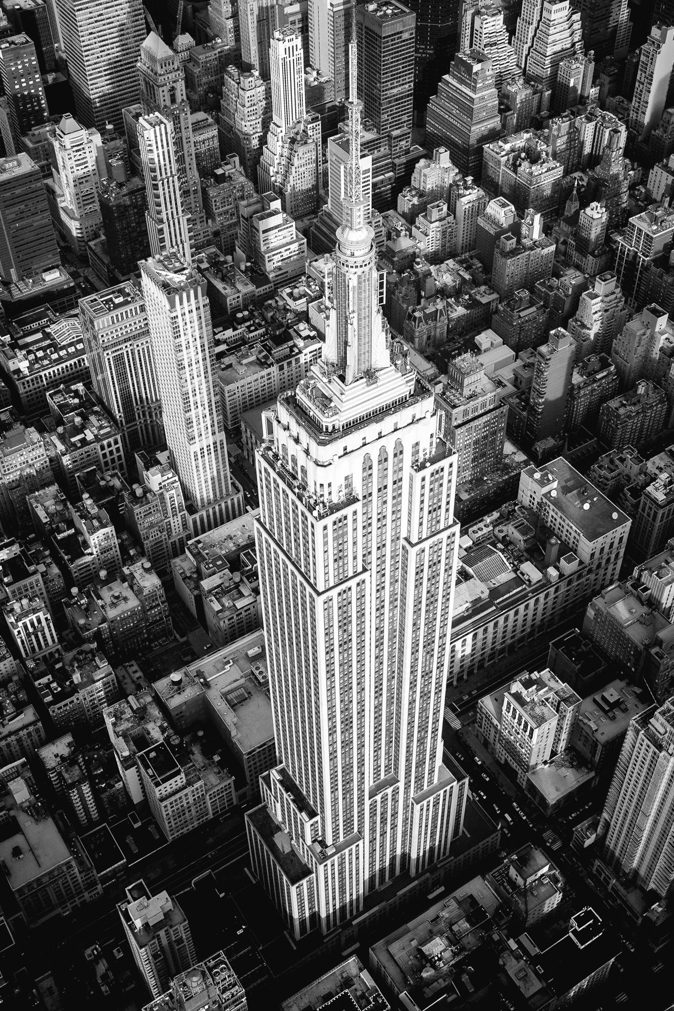 Empire State Building from above by Eduardo Perez-Tobon