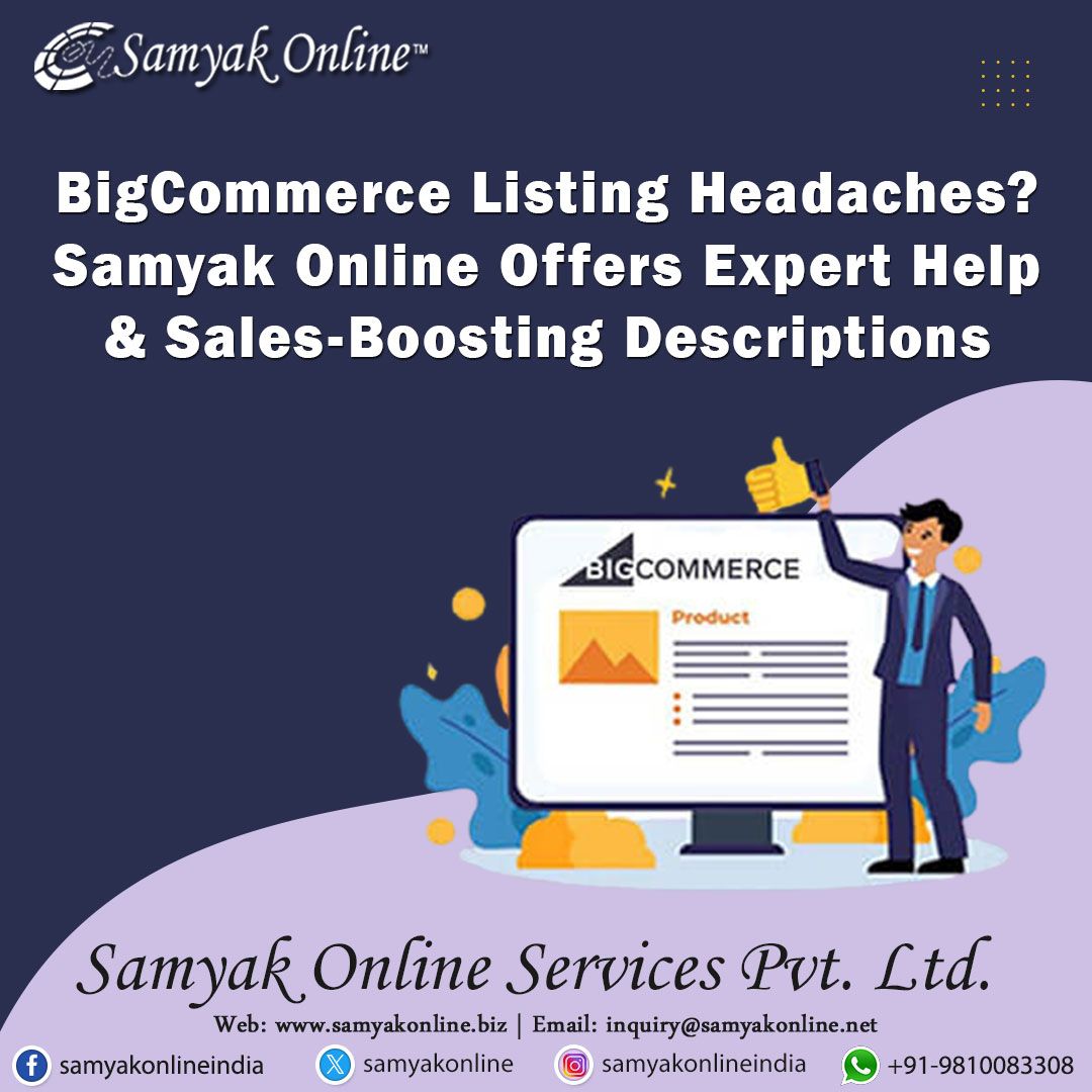 BigCommerce Product Listing Services