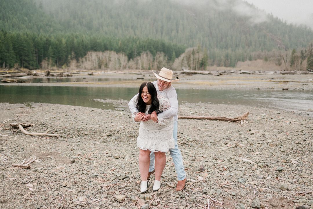 lake cushman engagement
