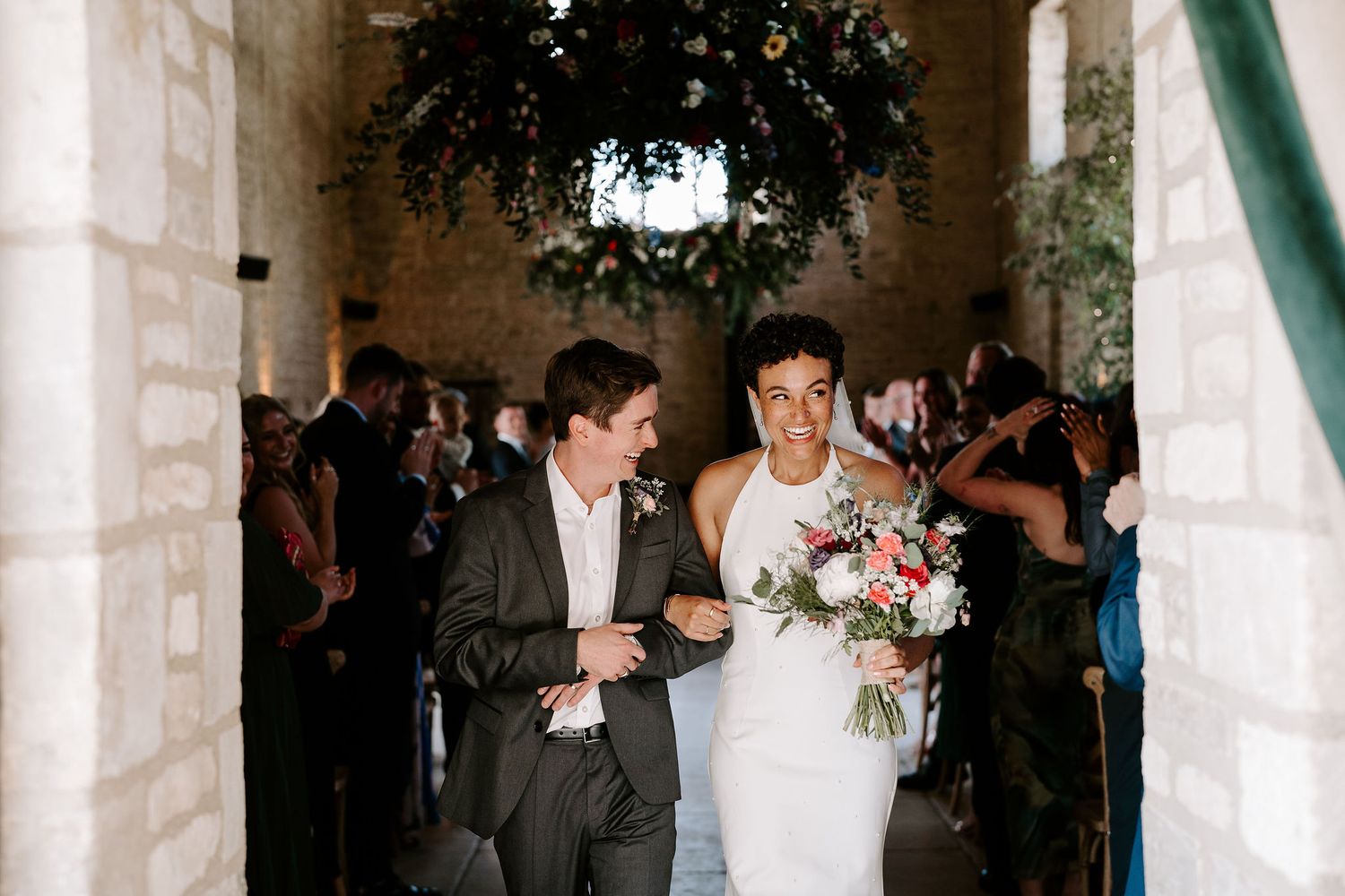 bride-groom-coming-down-aisle-old-gore-yardspace-events-wedding-ceremony
