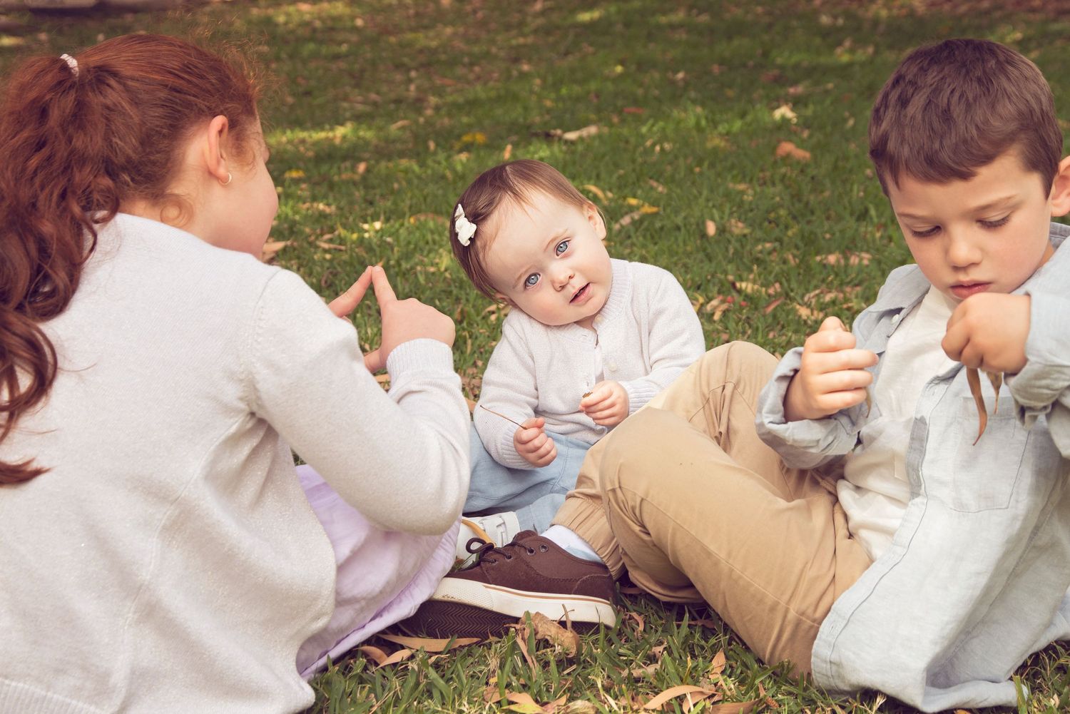 Luxury family photographer Gold Coast capturing heirloom moments in the studio.