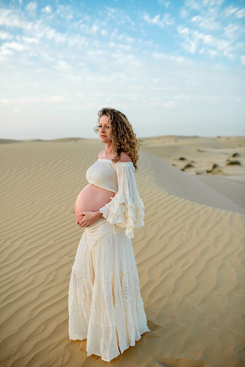 maternity dress client wardrobe desert photoshoot dubai