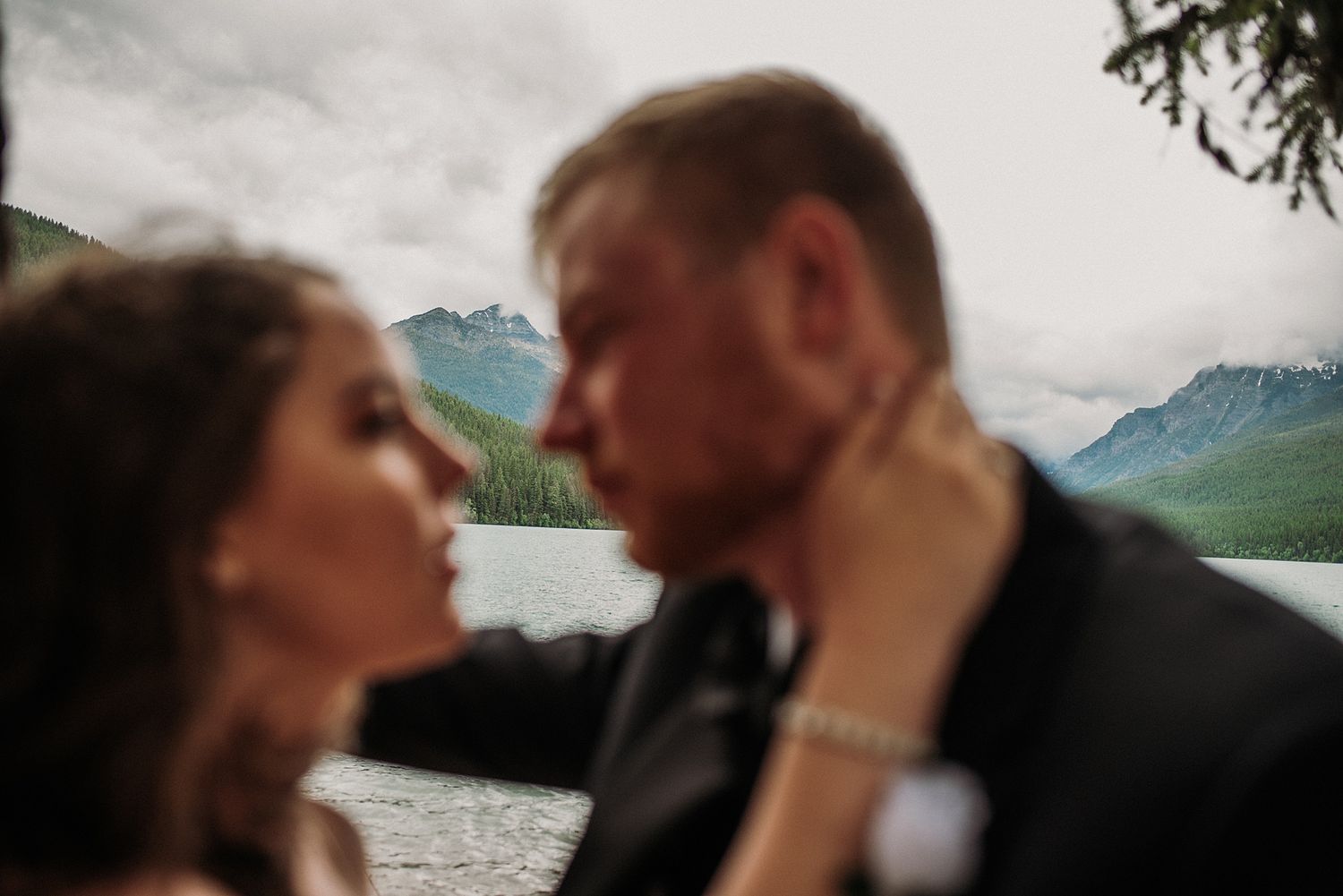 portraits for Glacier National Park elopement