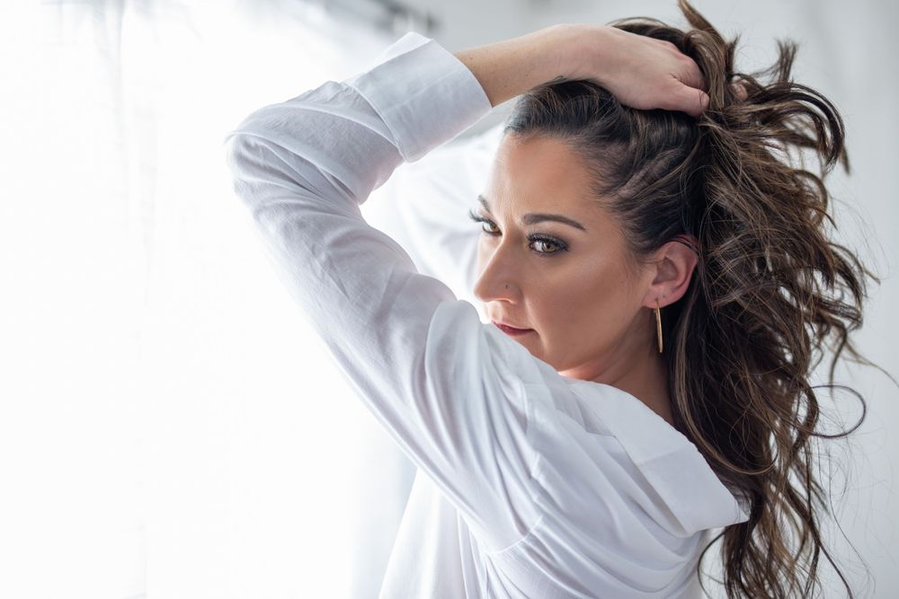 Boudoir and beauty portrait in Edmonton, Alberta