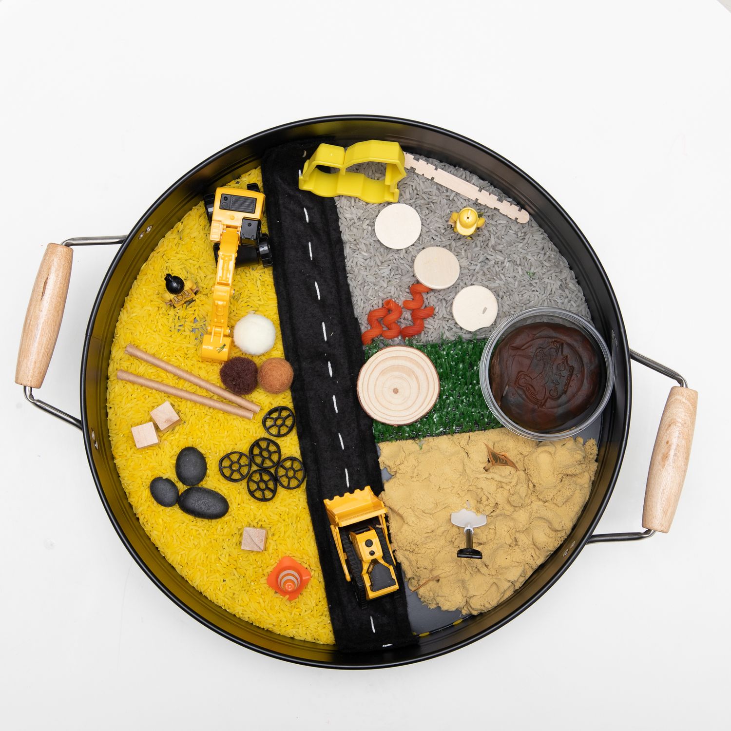 road works sensory play kit in sydney and western sydney
