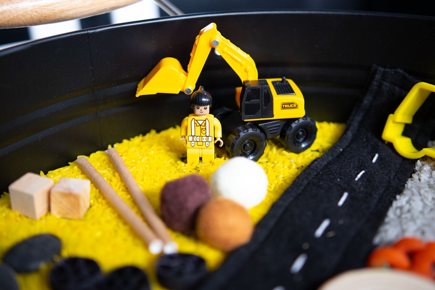 road works sensory play kit in sydney and western sydney