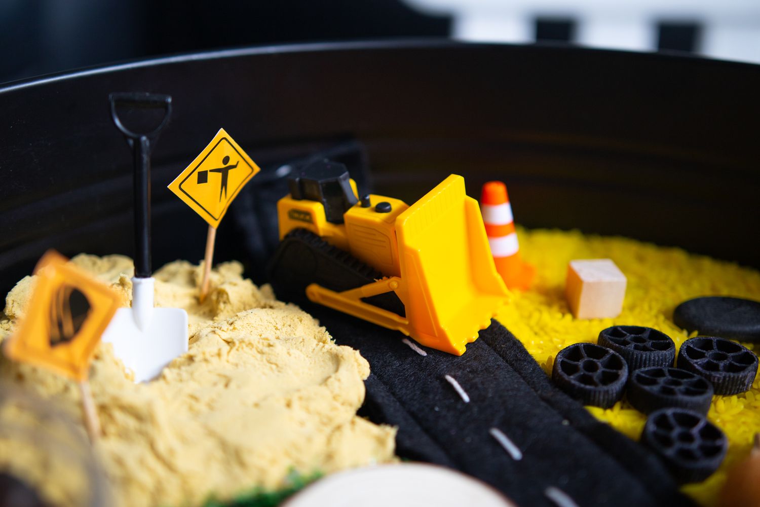road works sensory play kit in sydney and western sydney